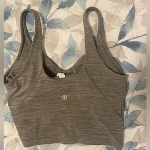 lululemon athletica Heathered Gray Sports Bra